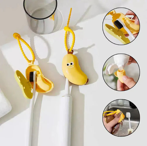 Banana Toothbrush Covers